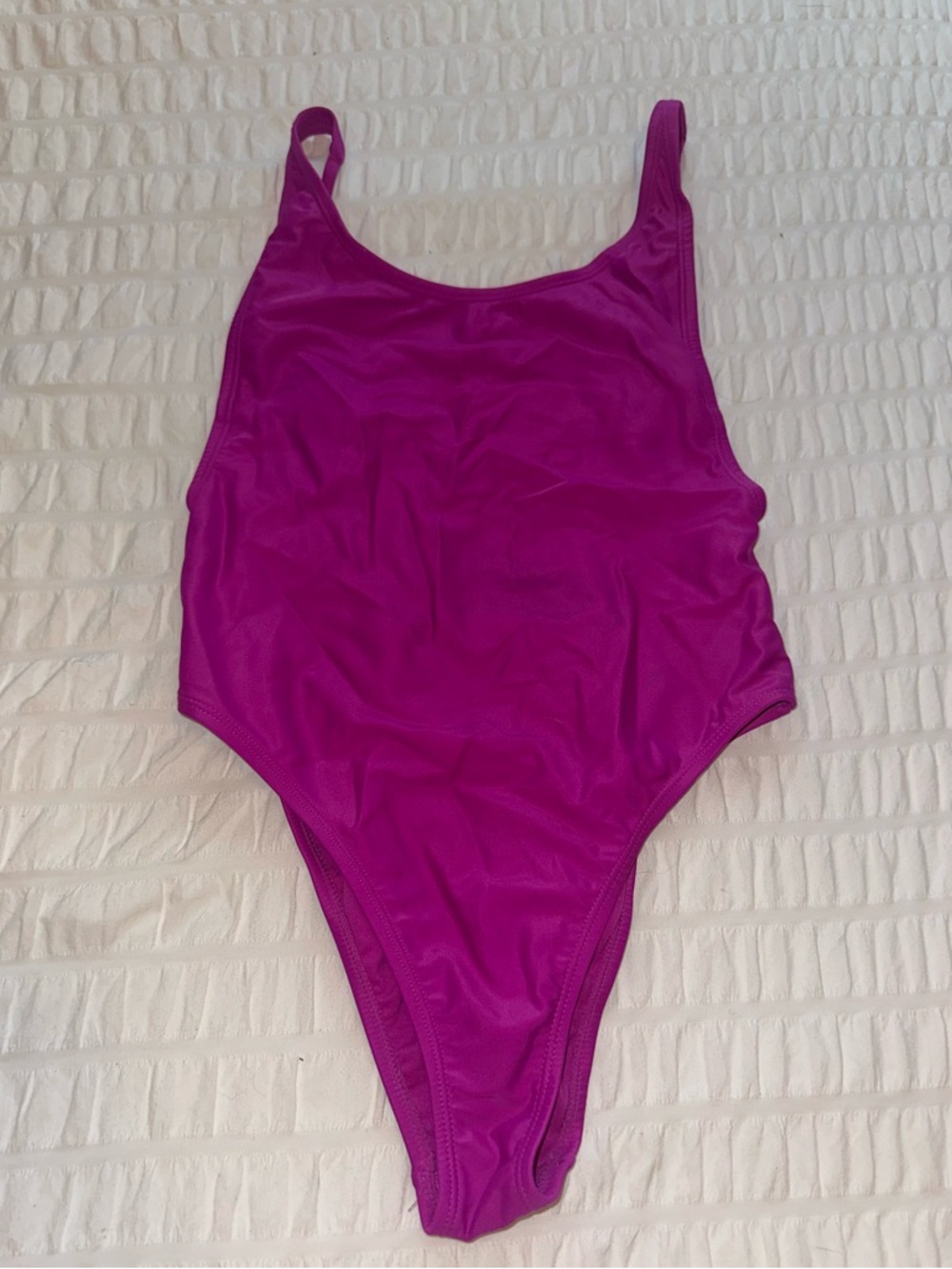 Xhilaration Youth One-Piece Swimsuit in Bright Magenta